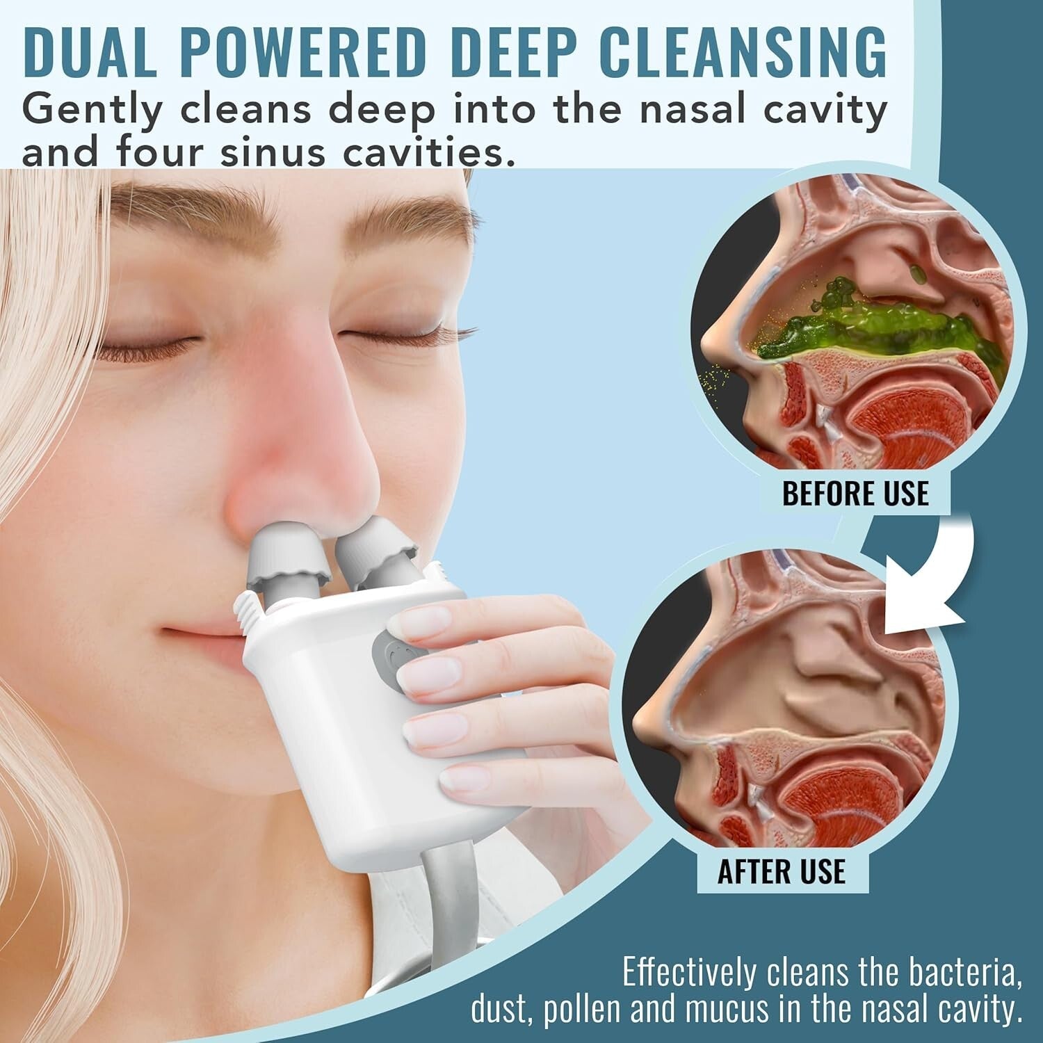 Innovative Nasal Decongestant System - Adjustable Pressure for Optimal Relief