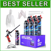 Load image into Gallery viewer, Fast Curing Spray Foam Insulation Kit with Cleaning Tools - Outdoor &amp; Indoor Use