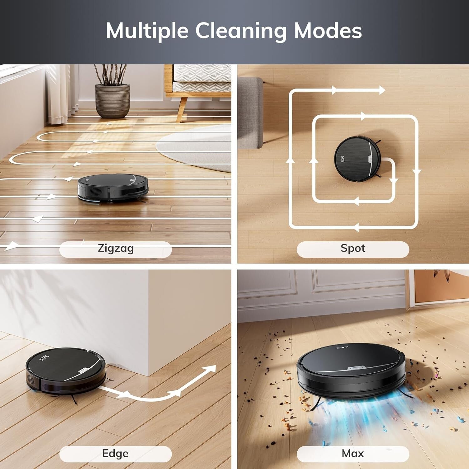 Advanced V9 Robot Cleaner: 3000Pa Suction, Tangle-Free For Effortless Cleanings