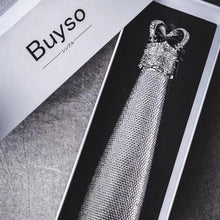 Load image into Gallery viewer, Elegant Rhinestone Insulated Bottle - Aesthetic 500ml Gift for Stylish Women