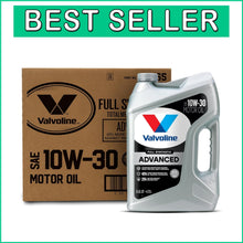 Load image into Gallery viewer, Advanced SAE 10W-30 Motor Oil - Full Synthetic Case (15 QT) for Engine Longevity