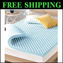 Load image into Gallery viewer, Compact 3-Inch Memory Foam Mattress Topper - Queen Size, Dorm Essential