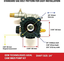 Load image into Gallery viewer, OEM Replacement Pressure Washer Pump Kit - 3400 PSI, 2.5 GPM, 3/4" Shaft