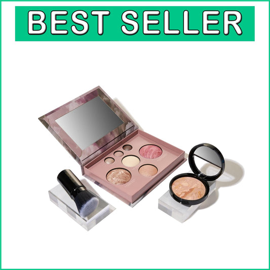 Baked Makeup Starter Kit: Full Face Palette & Balance-n-Brighten Foundation