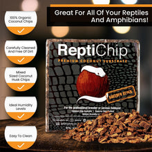 Load image into Gallery viewer, Versatile 72-Quart Organic Coconut Bedding for Reptiles, Amphibians, &amp; Breeders