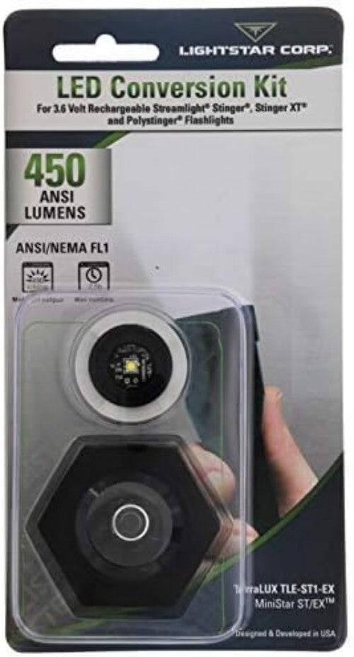 Efficient LED Upgrade Kit for Stinger Flashlights - 450 ANSI Lumen Performance