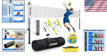 Load image into Gallery viewer, Lightweight Portable Volleyball Set with Net &amp; Boundary Line - Outdoor Fun Ready