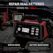 Load image into Gallery viewer, Compact 2/10/25A 12V Smart Battery Charger with Engine Start &amp; ETL Certification