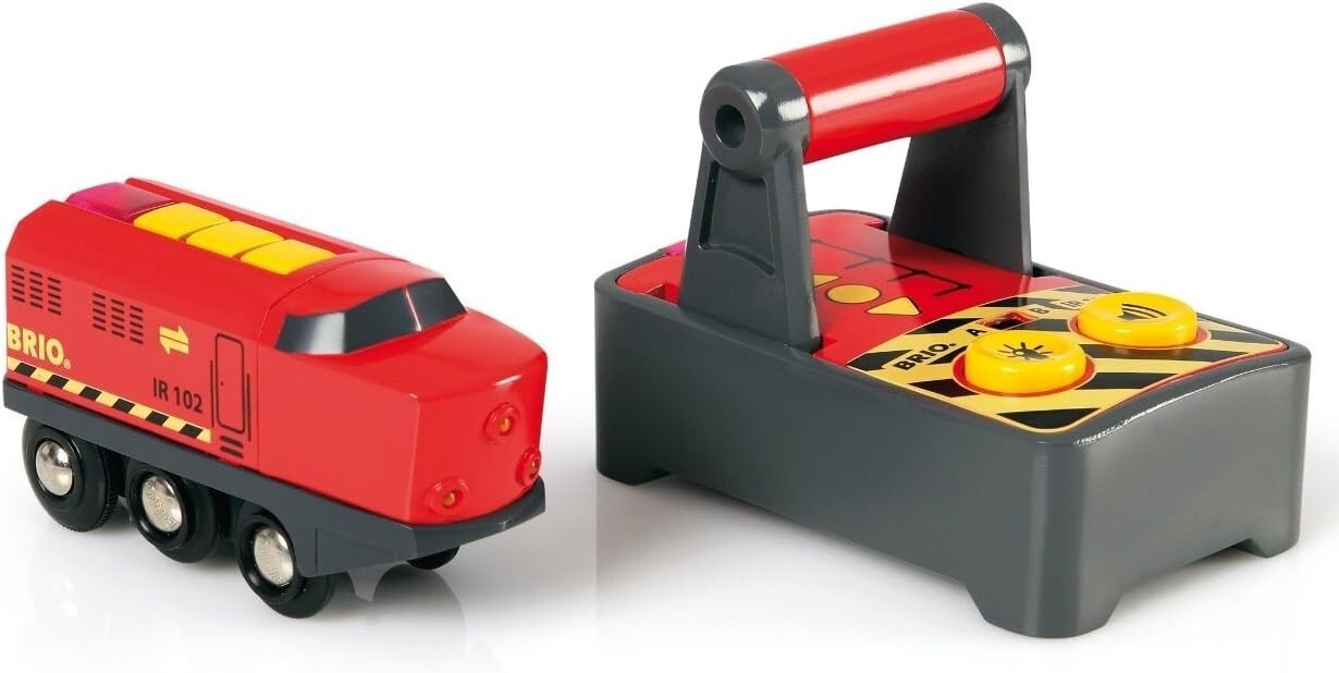 All-in-One Remote-Controlled Wooden Train Set - Perfect Gift for Young Kids