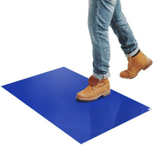 Load image into Gallery viewer, ISO-Certified Tacky Mats 24" x 36" Blue Case of 4 - Maintains Hygienic Floors