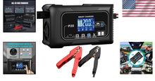 Load image into Gallery viewer, Versatile 12V/24V Battery Charger with 3 Adjustable Gears and Safety Features