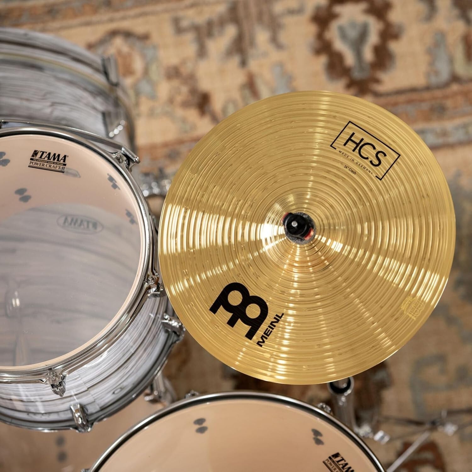 HCS 14" Crash Cymbal - Perfect for Every Musical Style with Bright Brass Finish