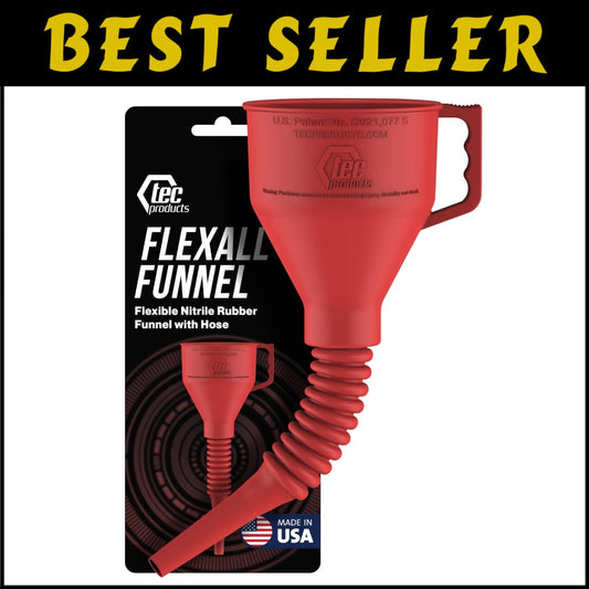 Versatile Long Funnel 16" - Ideal for Auto Oil, Transmission Fluid & More