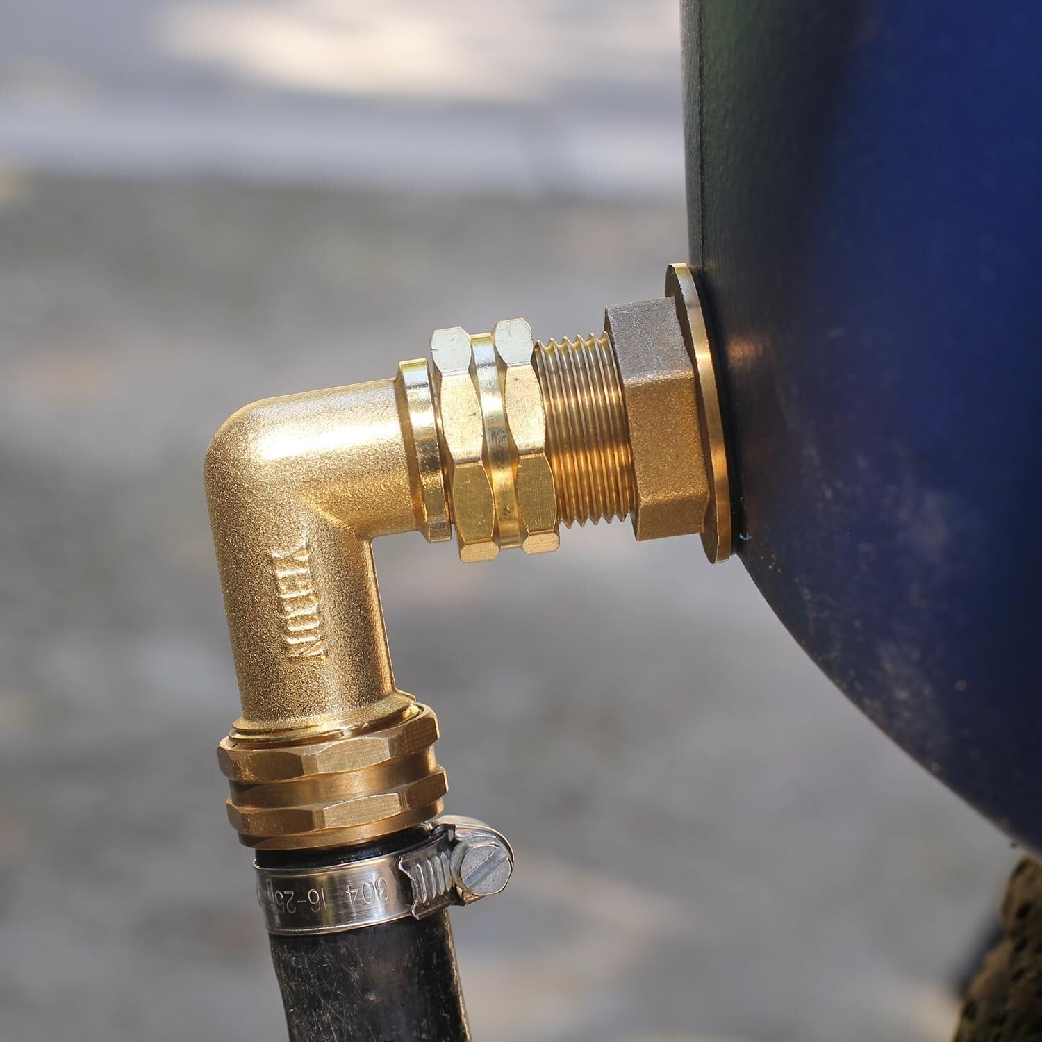 Durable 90 Degree Brass Hose Elbow Connector: 3/4" FHT & MHT, Leak-Free 10 Pack