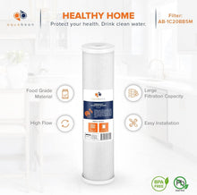 Load image into Gallery viewer, Premium CTO Carbon Block Water Filter - 20 x 4.5 Inch Replacement, 2 Pack