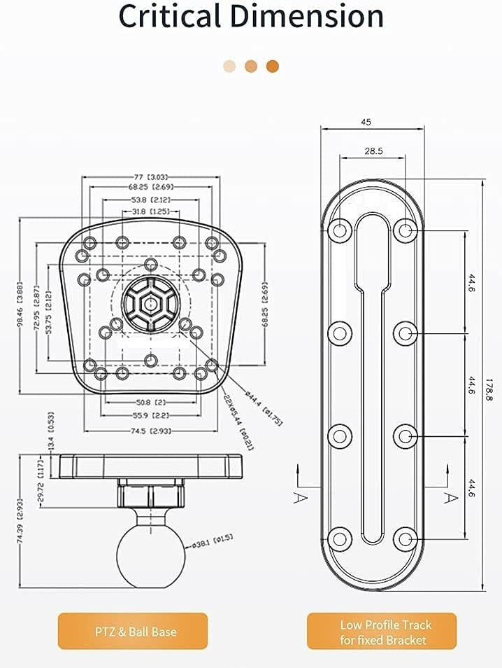 Universal Kayak & SUP Fish Finder Mount with Corrosion-Resistant Transducer Arm