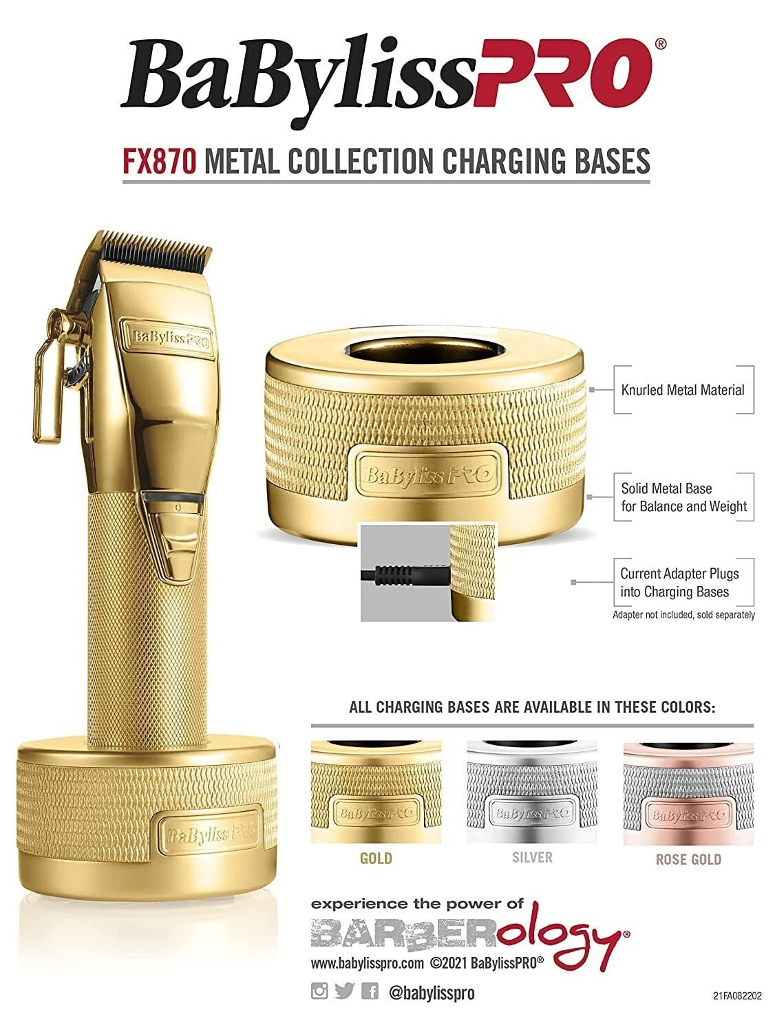 Efficient MetalFX Clipper Charging Stand - Lightweight & Sturdy Construction