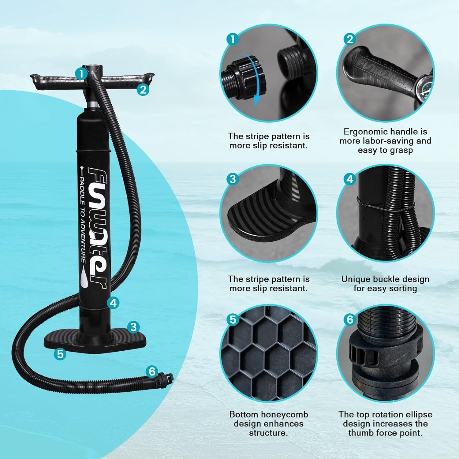 Compact Inflatable SUP with Premium Accessories - Ideal for Youth & Adults