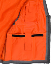 Load image into Gallery viewer, Premium Class 2 Engineer Safety Vest with Breathable Back – Large/Orange Edition