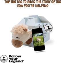Load image into Gallery viewer, Charlie The Plushie - Small Stuffed Animal with Support for Farm Animals