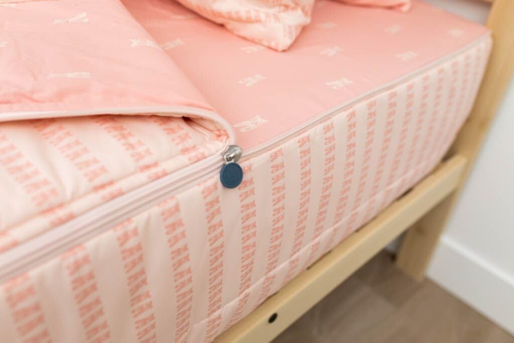 Zippered Pink Ballerina Bedding Set for Twin Beds – Perfect for Little Dancers