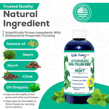 Load image into Gallery viewer, Organic Oil Pulling Mouthwash: Detoxify &amp; Whiten Teeth, 8 Fl Oz, Gluten-Free