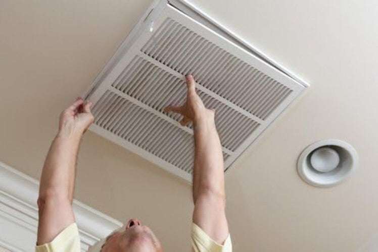 Durable 36" X 24" Alloy Steel HVAC Air Filter Grille with Powder-Coat Finish