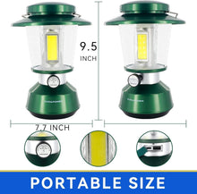 Load image into Gallery viewer, Portable 360-Degree LED Lantern - 30 Hour Battery &amp; USB Charging Capability
