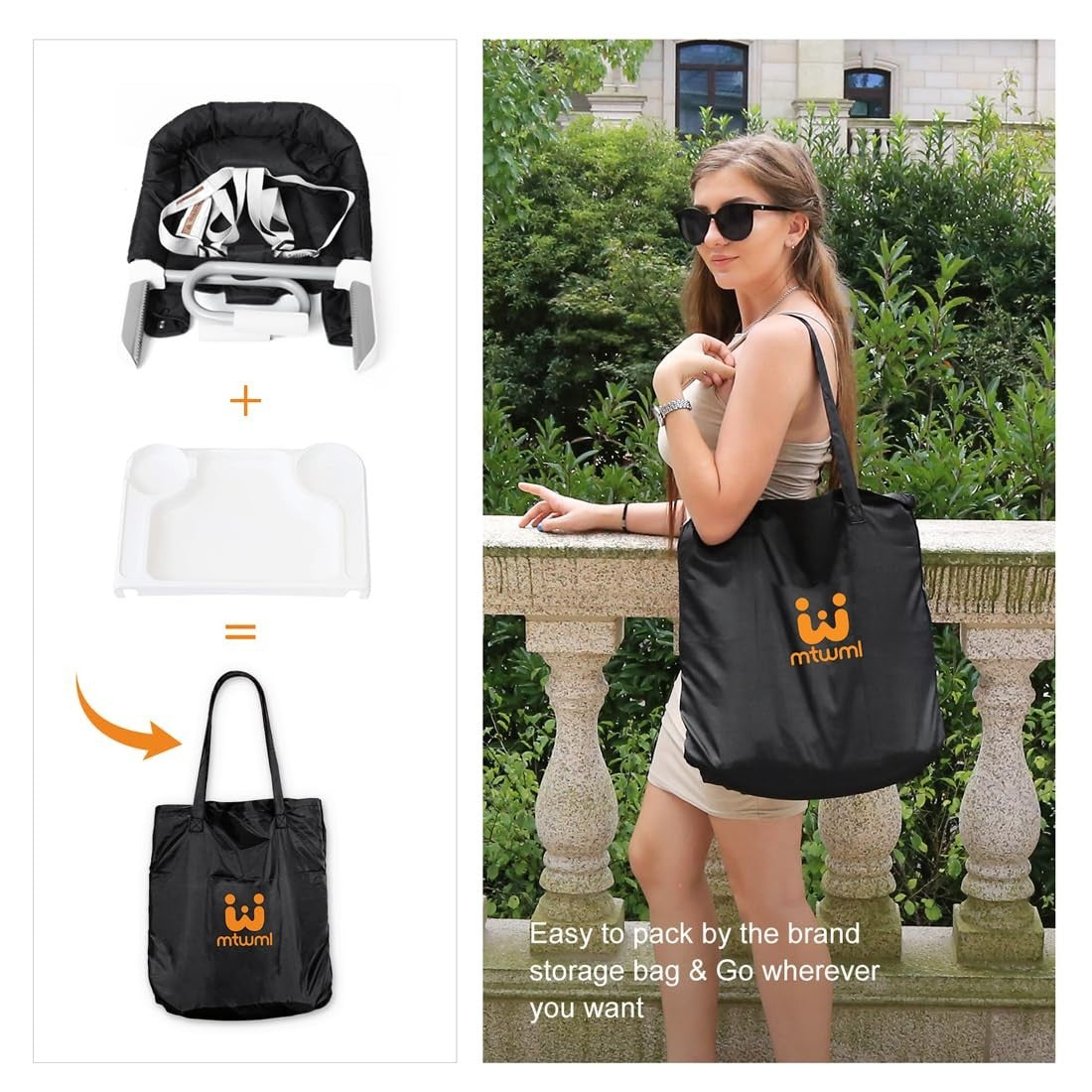 Adjustable High Chair for Babies – Clip-On Table Seat with Cushioned Comfort