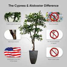 Load image into Gallery viewer, Natural-Looking 5ft Black Olive Leaf Tree - Supporting Sustainability Efforts