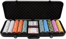 Load image into Gallery viewer, 500-Piece Premium Poker Chip Set with Unique Designs &amp; Durable Case