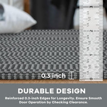 Load image into Gallery viewer, Comfort &amp; Safety: Charcoal 3' x 16' Non-Slip Runner Rug for Hallway &amp; Kitchen