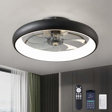 Load image into Gallery viewer, Elegant 20'' Smart Ceiling Fan with Dimmable LED Lights – Remote &amp; App Control