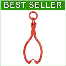 Load image into Gallery viewer, Powder-Coated 32" Log Grabber Tongs with Chain-Binder O-Ring for Heavy Lifting
