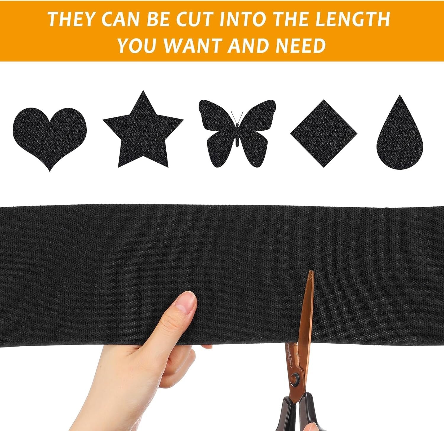 Durable 6 Inch Wide Double-Sided Fastening Tape - 10 Yard Nylon Adhesive Roll