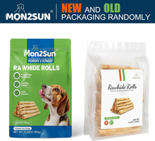 Load image into Gallery viewer, Dental Health Rawhide Rolls for Small Dogs - 60 Count Chicken Flavor Treats