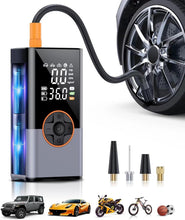 Load image into Gallery viewer, Compact Tire Inflator with 25000mAh Battery and Multifunctional Emergency Tools