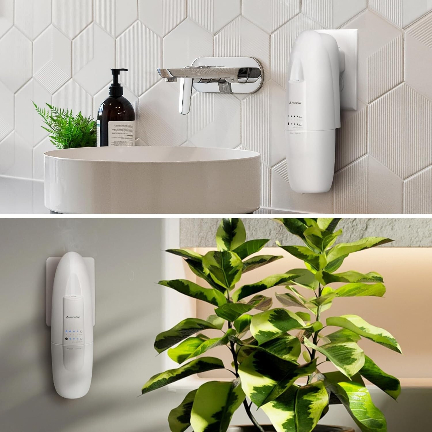 Waterless Essential Oil Diffuser 2 Pack - Plug-in & Portable Aromatherapy