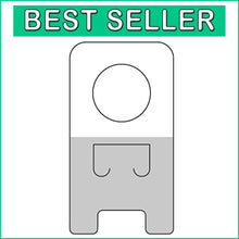 Load image into Gallery viewer, 1000 Premium Clear Retail Hang Tabs - Easy Application, Ideal for Merchandising