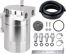 Load image into Gallery viewer, Universal 300ML Aluminum Air Oil Separator with Breather Filter Compatibility