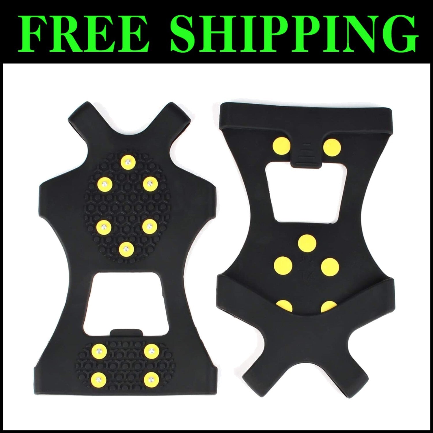 Durable Ice Grips Over Shoes – Slip-On Traction Cleats for Snow & Ice Activities