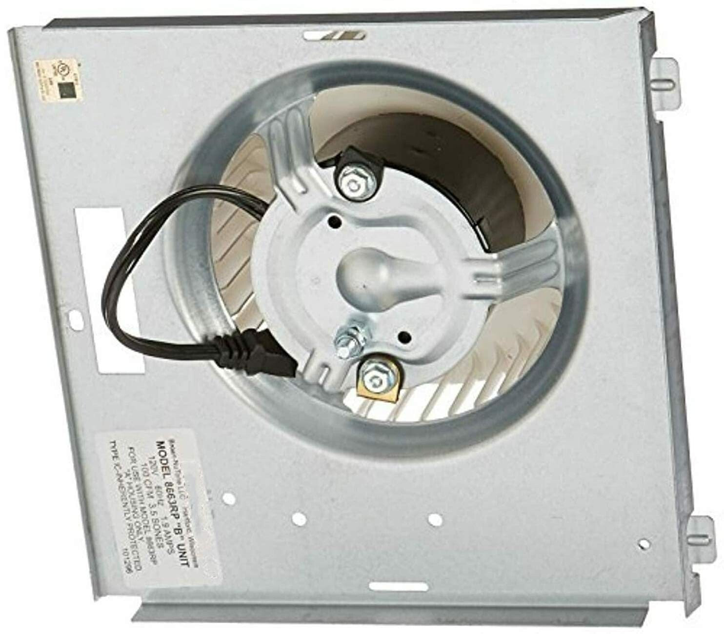 Versatile NuTone/Broan Motor Assembly 8663RP - 1.2 Amp, Reliable Replacement