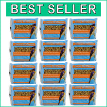 Load image into Gallery viewer, Songbird Treats: Sunny Mealworm Seed Bars - 12 Pack of 7 oz, Attracts Wild Birds