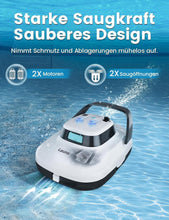 Load image into Gallery viewer, 2025 Cordless Robotic Pool Cleaner - Dual Motors, Self-Parking &amp; 90 Min Runtime