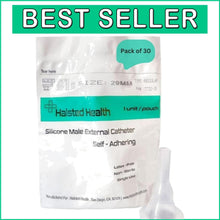Load image into Gallery viewer, Premium Self-Adhesive Silicone Male Catheter 29mm - Individually Packaged