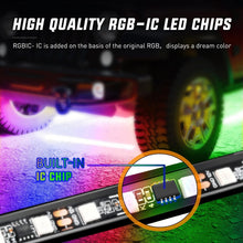 Load image into Gallery viewer, 256 LED Multi-Color Underbody Light Strips with Music Sync and Waterproof Design