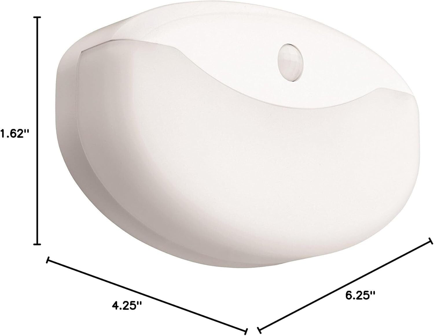 Stylish 7 Inch White LED Ceiling Light with Motion Detection - 50,000 Hour Life