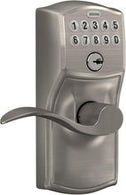 Load image into Gallery viewer, Innovative Keyless Entry Satin Nickel Lever Lock - Adjustable &amp; User-Friendly