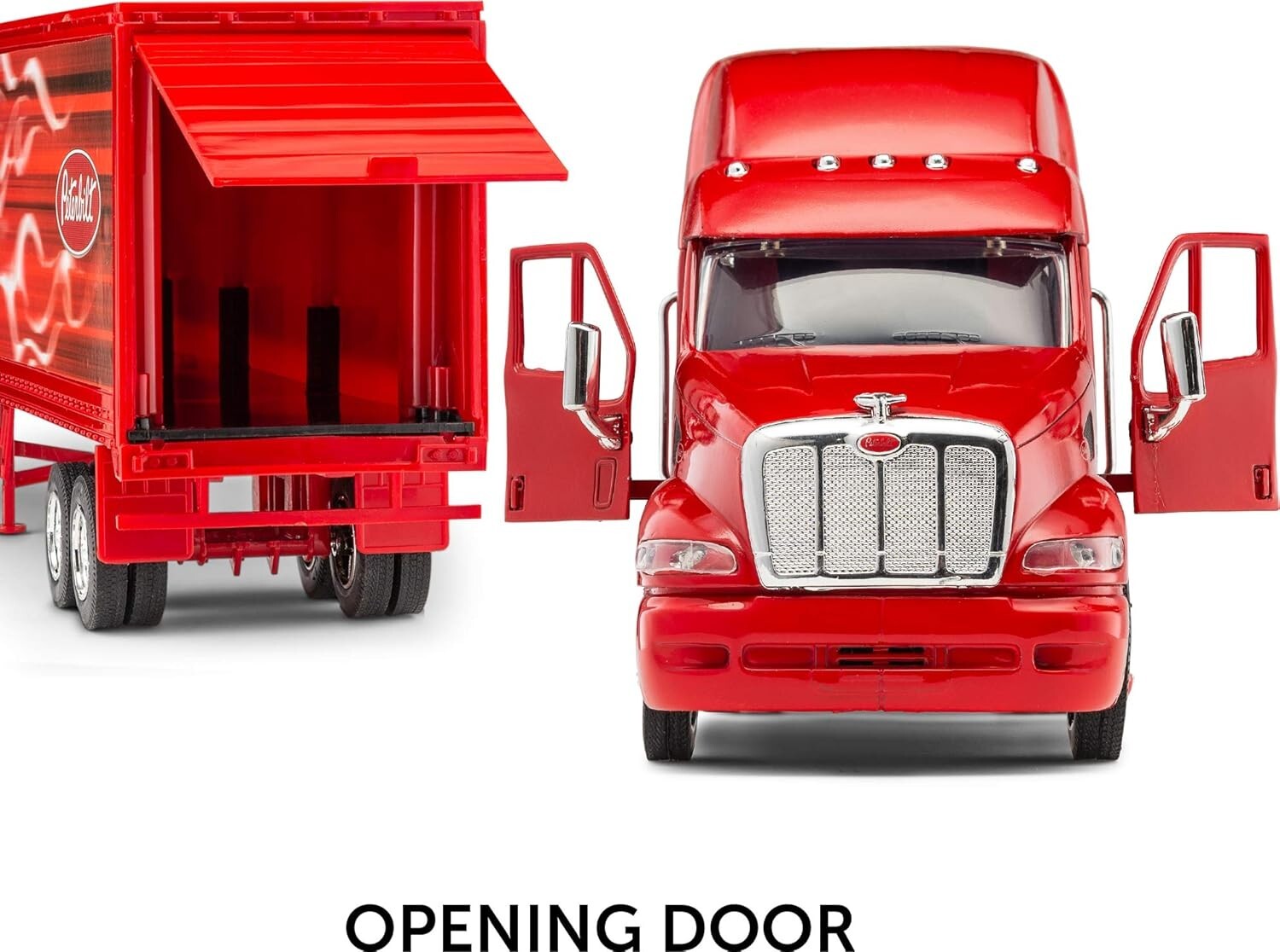 Detachable 1/32 Scale Toy Truck & Trailer Set for Imaginative Play Adventure