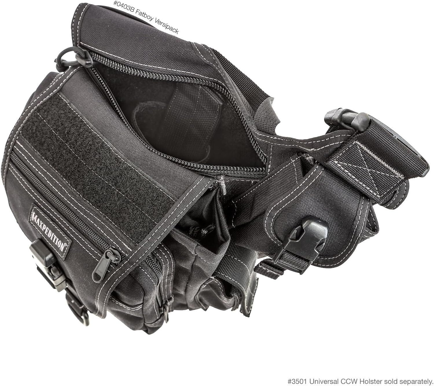 Ergonomic Fatboy Versipack - Stylish Nylon Sling Bag with Quick-Release Buckles